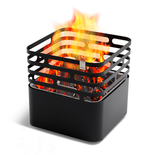 257194 - HÖFATS- Feuerkorb "Cube" Flip-Set mit Auflagebrett - ohne Zuzahlung